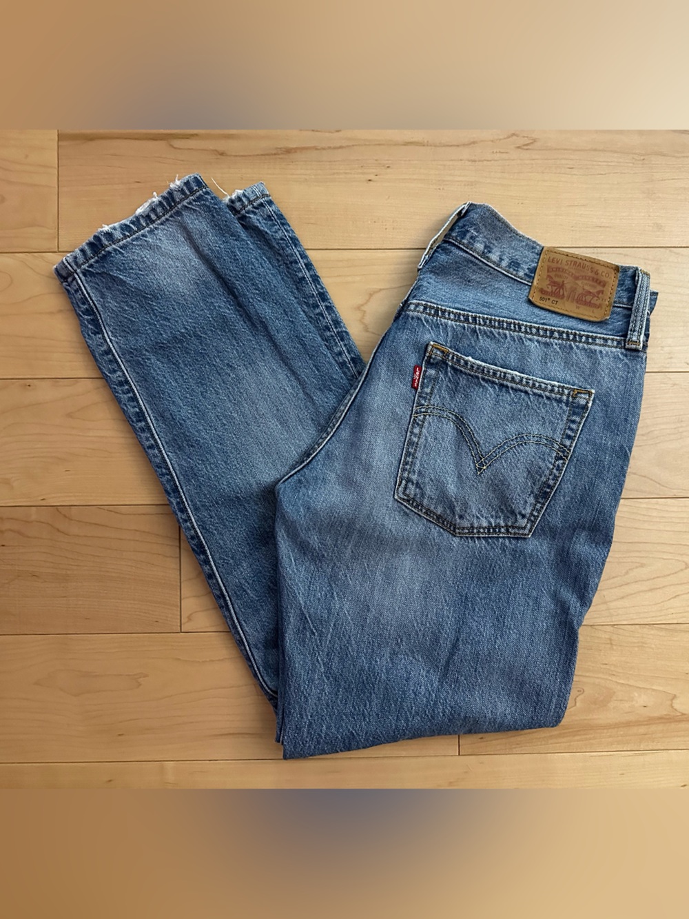 Vintage Levi's 501 CT Custom Tailored 100% Cotton Jeans